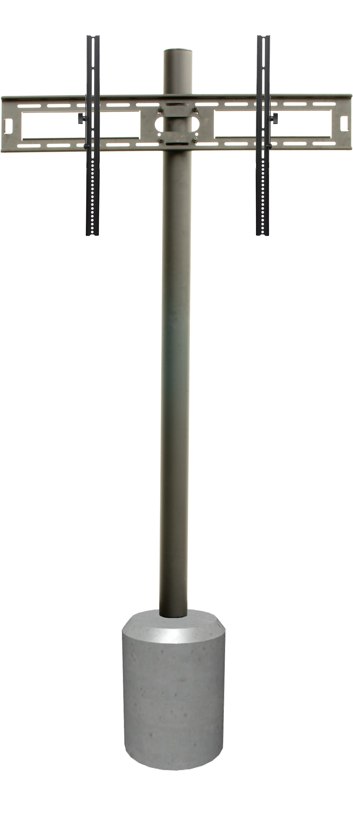 InGround Post with Swivel/Tilt Mount