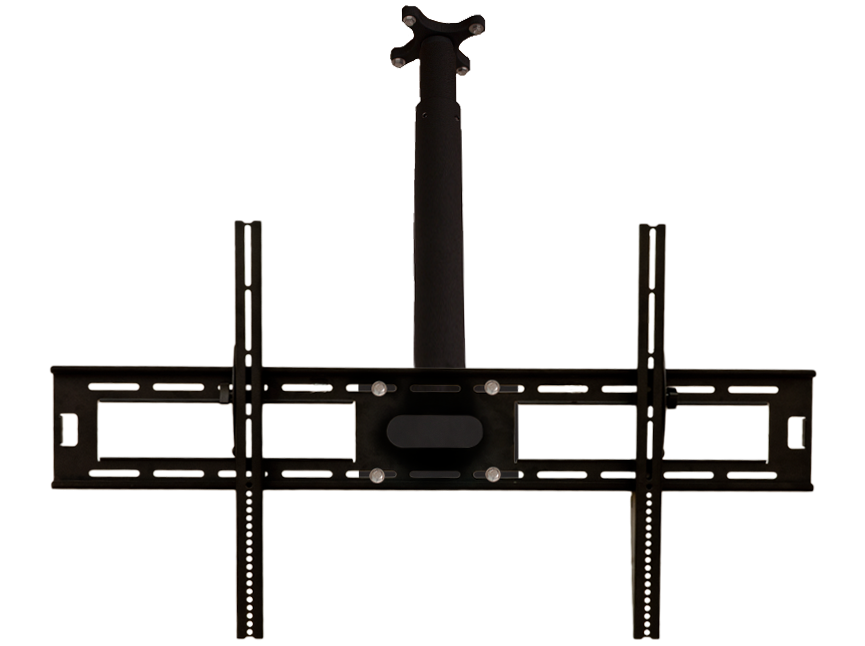 55" Outdoor Flat Ceiling Mount w/ Fixed Extension Column 
